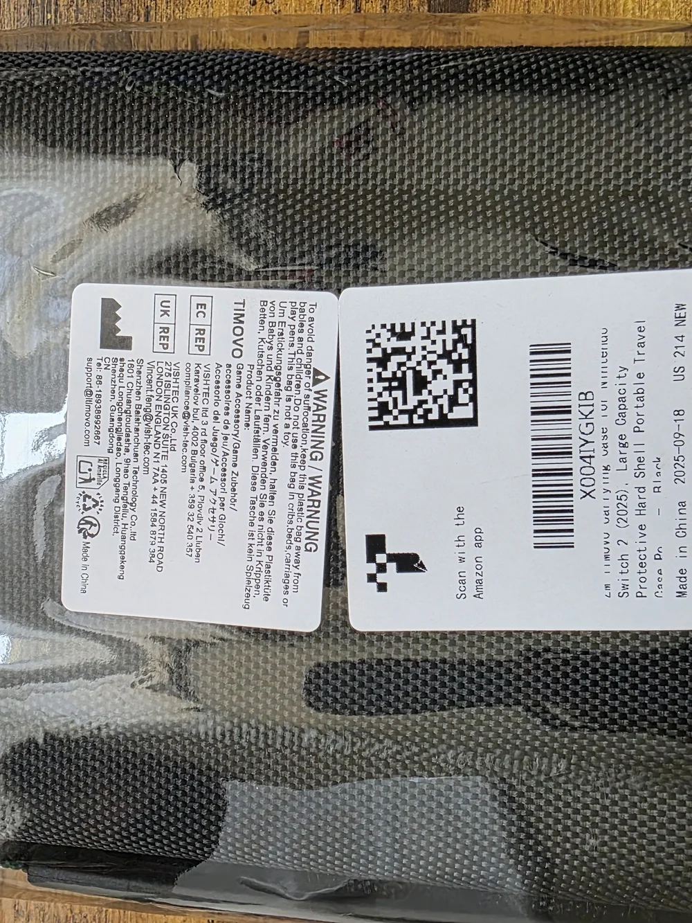 Amazon Hard Shell Gaming Console Case in Red & Blue